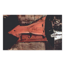 Lady With Hat by Amedeo Modigliani Rectangle Stickers
