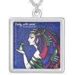 Lady with Pear - Necklace necklaces