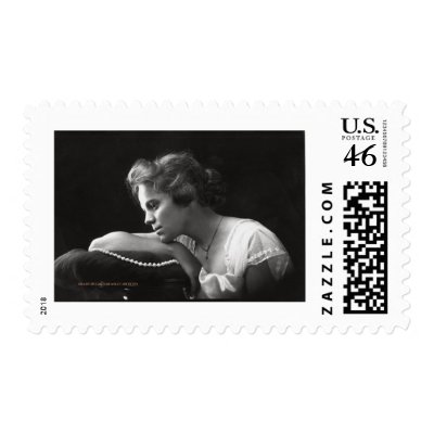 Lady with Pearls Stamps by bhbphotos