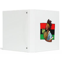 Lady with Pineapple Kwanzaa Binder