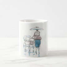Lady with Pram Mug