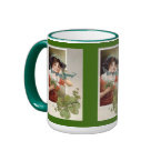 Lady with Shamrocks mug