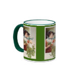 Lady with Shamrocks mugs