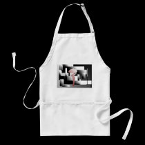 Lady With Umbrella aprons