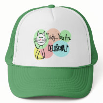 "Lady You Are Delusional" Cat Lovers Gifts hats by gailg1957 "Lady You Are Delusional" Cat Lovers Gifts hats