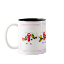 Ladybirds Ladybugs and Bees Cute Mug Design mug