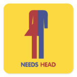 Ladyboy Needs Head Sticker