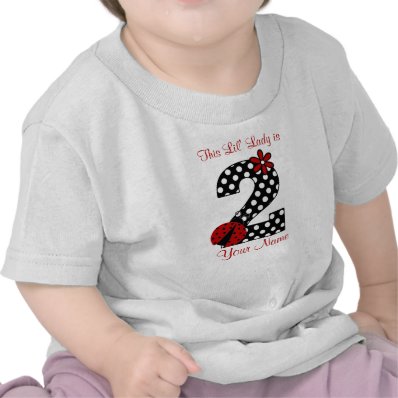 Ladybug 2nd Birthday Shirt