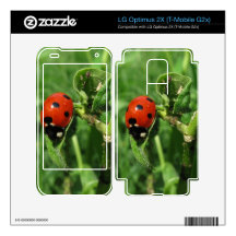 Ladybug and Aphids LG Optimus 2X Decal