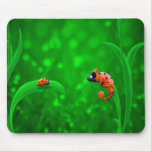 Ladybug and Chameleon Mouse Mat