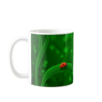 Ladybug and Chameleon mugs by vladstudio Ladybug and Chameleon mugs