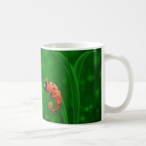 Ladybug and Chameleon Mugs