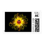 Ladybug and Sunflower Postage