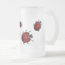 Ladybug Art Beer Mug Beer Glass Ladybug Cups mugs