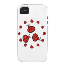 Ladybug Art Gifts Case-Mate iPhone 4 Cases