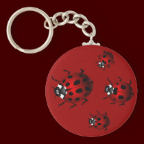 Ladybug Art Keychain Bug Keepsake Ladybug Gifts keychains