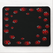 Ladybug Art Mousepad Bug Keepsake Ladybug Gifts mousepads