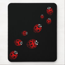 Ladybug Art Mousepad Bug Keepsake Ladybug Gifts mousepads