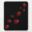 Ladybug Art Mousepad Bug Keepsake Ladybug Gifts