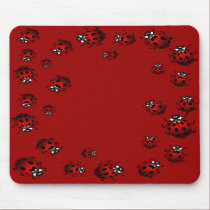 Ladybug Art Mousepad Bug Keepsake Ladybug Gifts mousepads