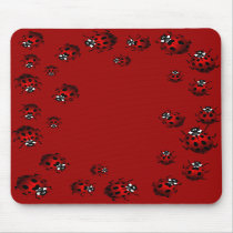 Ladybug Art Mousepad Bug Keepsake Ladybug Gifts