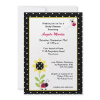 Ladybug Baby Shower Invitation