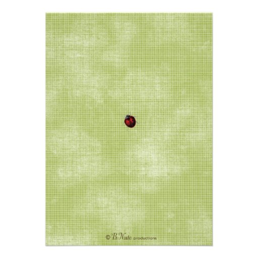 Ladybug Baby Shower Invitation