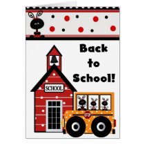 Ladybug Back to School Card cards