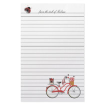 Ladybug Bicycle stationery by trennea Ladybug Bicycle stationery