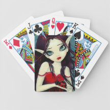 Ladybug Big-Eye Fairy Art Playing Cards