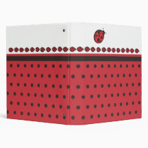 Ladybug Binder