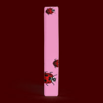 Ladybug Binder Cute Ladybug Art School Supplies binders