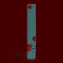 Ladybug Binder Cute Ladybug Art School Supplies binders