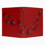 Ladybug Binder Cute Ladybug Art School Supplies