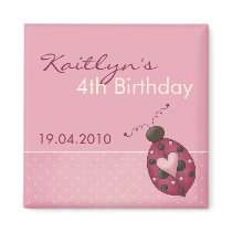 Ladybug · Birthday Invitation Magnet by CSKidsOccasions Ladybug · Birthday Invitation Magnet