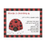 Ladybug • Birthday Invitation Postcard