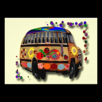 Ladybug Bus invitations