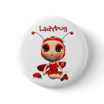 Ladybug Button