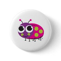 Ladybug Button