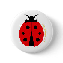 Ladybug buttons