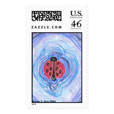 Ladybug by Wendy C. Allen 2005 Postage by pidgiefund