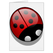 Ladybug Greeting Card