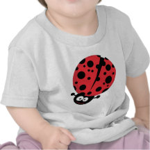 Ladybug Cartoon Character T Shirts