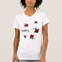 LADYBUG CHEMISE TOP t-shirts by FripperyFarm LADYBUG CHEMISE TOP t-shirts