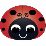 Ladybug Christmas Ornament Photo Cut Out
