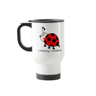 Ladybug Crossing mug