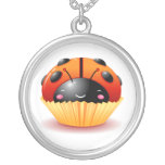 Ladybug Cupcake Necklace
