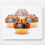 Ladybug Cupcakes Mousepad