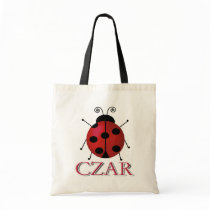 Ladybug Czar Tote Bags