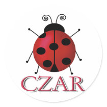 Ladybug Czar Sticker